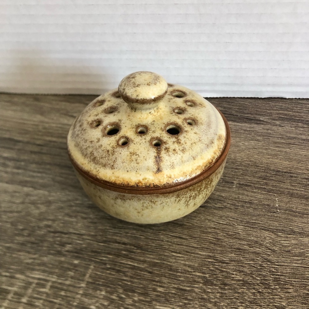Handmade Pottery Garlic Keeper